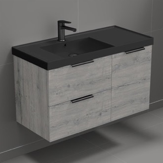 Bathroom Vanity Wall Mounted Bathroom Vanity, Modern, 36